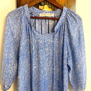 Natalie Martin long sleeved baby blue dress small